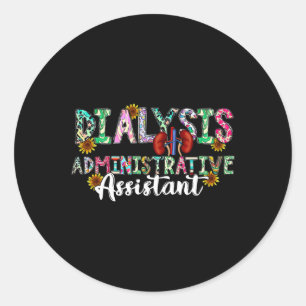 Dialyse Administrative Istdialyse Nurse - VN Runder Aufkleber