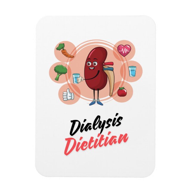 Dialyse-Diätassistentin Magnet (Vertikal)