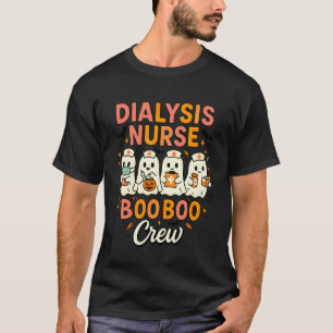 Dialyse-Krankenschwester Boo Boo Crew Halloween-Ge T-Shirt
