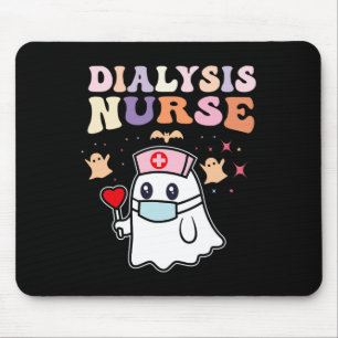 Dialyse-Krankenschwester Halloween Nephrologie Pfl Mousepad