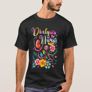 Dialyse-Krankenschwester Nephrologie Herz-Technike T-Shirt