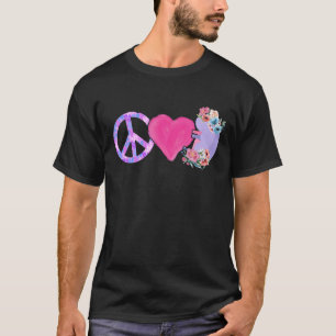 Dialyse-Krankenschwester Niere Liebe Frieden Hämod T-Shirt