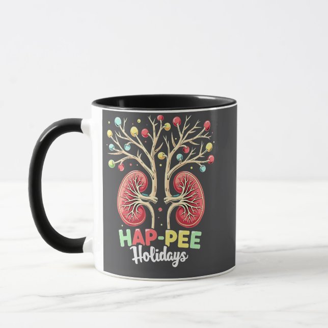 Dialyse Niereninsuffizienz Xmas Tasse (Links)