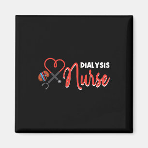 Dialyse Nurse Geschenke für Techniker Herz Nephrol Magnet
