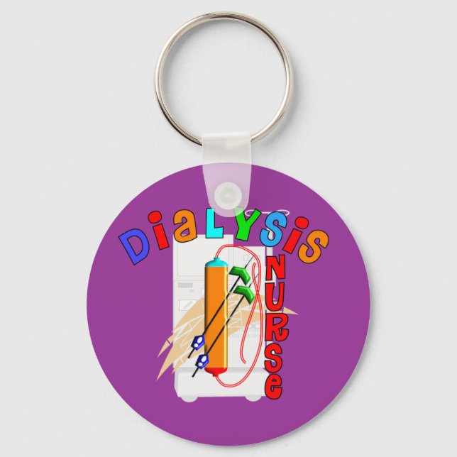 Dialyse Nurse Geschenke Schlüsselanhänger (Vorderseite)