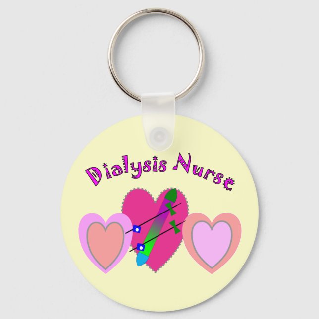 Dialyse Nurse Geschenke Schlüsselanhänger (Vorderseite)