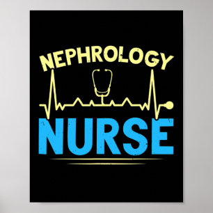 Dialyse Nurse Medizinische Nierenkrankheit Poster