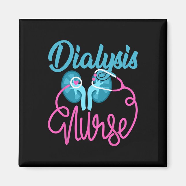 Dialyse Nurse Nephrologie Pflegeteam Dialyse Te Magnet (Vorne)