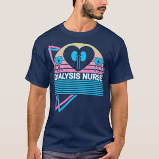 Dialyse Nurse Retro T-Shirt