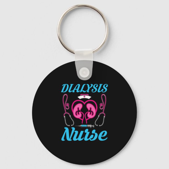 Dialyse Nurse Schlüsselanhänger (Vorderseite)