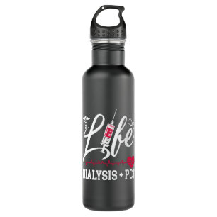 Dialyse Nurse Tech Life Dialyse + PCT Techniker Edelstahlflasche
