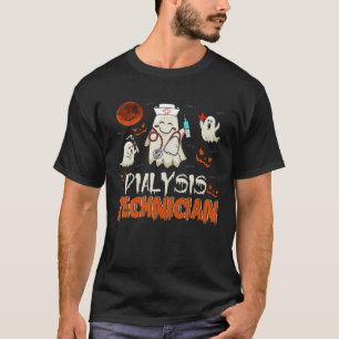 Dialyse Technician Funny Boo Ghost Nurse Squad Ha T-Shirt