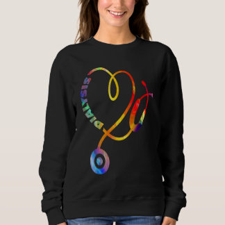 Dialyse Technician Nurse Kidney Heartbeat Nursin Sweatshirt
