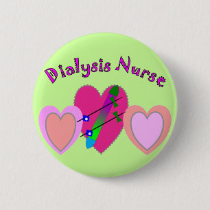 Dialysekrankenschwester-Geschenke Button