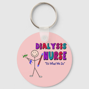 Dialysekrankenschwester-Stock-Personen-Entwurf Schlüsselanhänger