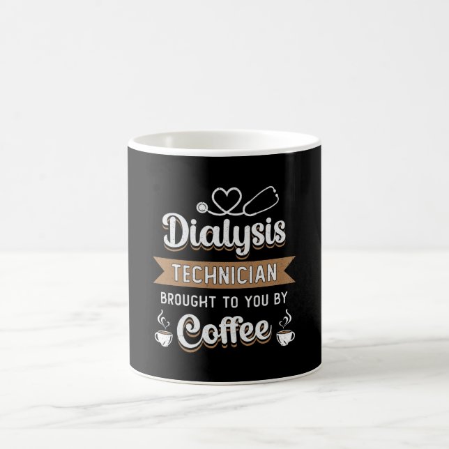 Dialysetechniker Broschüre Kaffee Nephrologie Tech Kaffeetasse (Mittel)
