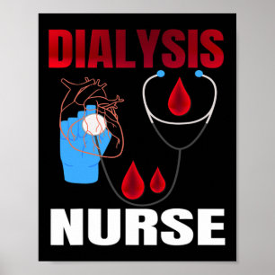 Dialysetechniker für Männer Nur Hämodialyse Poster