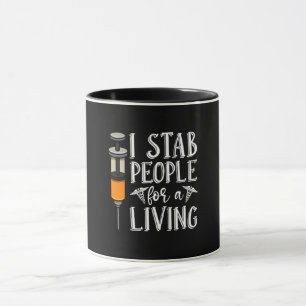 Dialysetechniker Ich halte Leute nephrologisch Tec Tasse