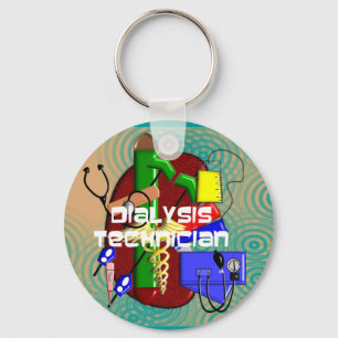 Dialysetechniker-Kunst-Geschenke Schlüsselanhänger