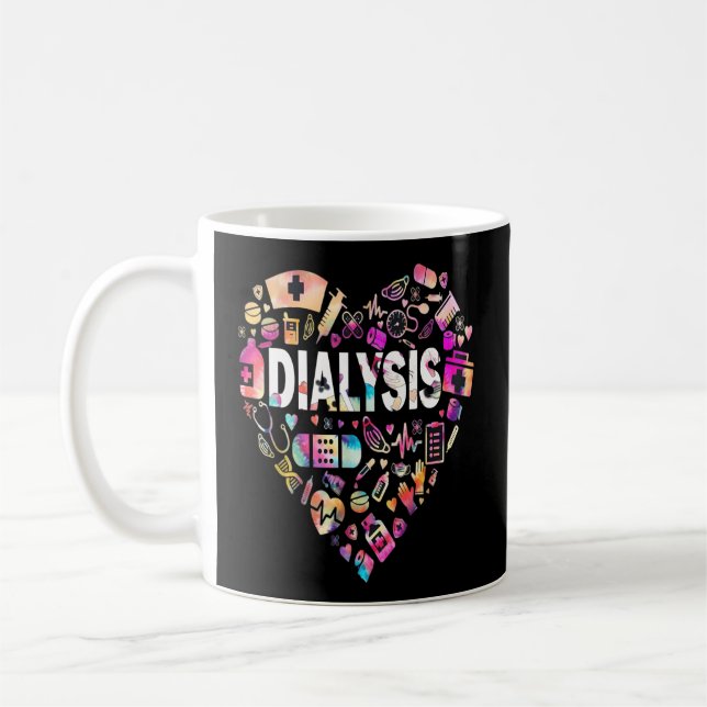 Dialysetechniker Nephrologie Tech Kaffeetasse (Links)