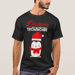 Dialysetechniker Transfusion Weihnachtsmann Tech T-Shirt
