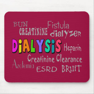 Dialyseterminologie-Geschenke Mousepad