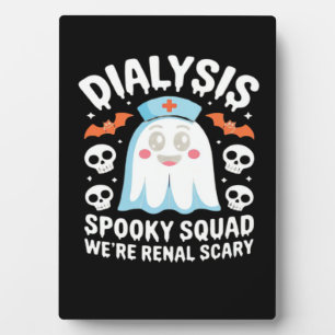 Dialysis Nephrologie Nurse Niedlich Halloween Spoo Fotoplatte