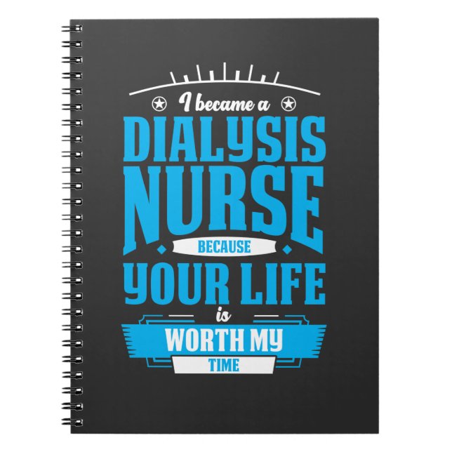 Dialysis Nurse Hero Nephrologie Krankenpflege Notizblock (Vorderseite)