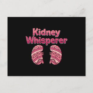 Dialysis Nurse Kidney Whisperer Nephrologie Tech Postkarte