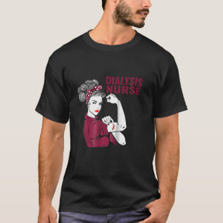 Dialysis Nurse Nephrologie Tech T-Shirt