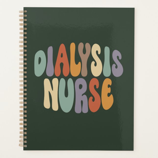 Dialysis Nurse Proud Beruf Planer (Vorderseite)