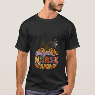 Dialysis Nurse Stethoscope Nursing Hallowee T-Shirt
