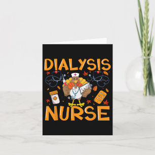 Dialysis Nurse Türkei Erntedank Stethoscope Aut Karte