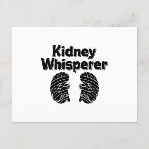 Dialysis Tech Nurse Kidney Whisperer Nephrologie Postkarte