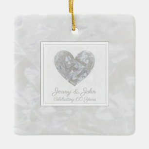Diamant 60. Hochzeitsheim Keramikornament