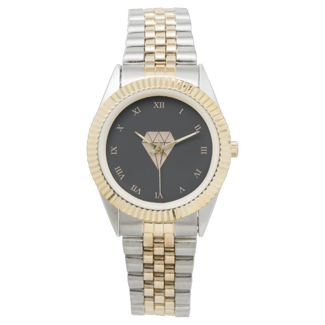Diamant Armbanduhr (Vorderseite)