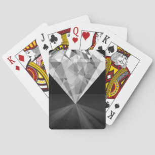 Diamant auf der Rückseite Spielkarten