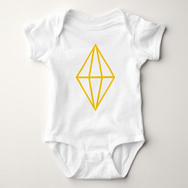 Diamant Baby Strampler (Vorderseite)