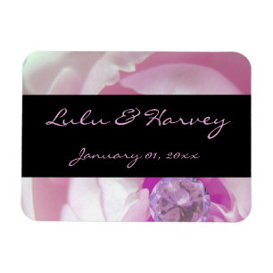 Diamant bei Pink Rose Personal Wedding Magnet