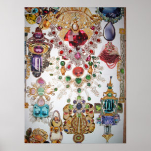 Diamant-Bezirks-psychedelisches Plakat