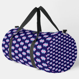 Diamant Blau Groß Duffle Bag
