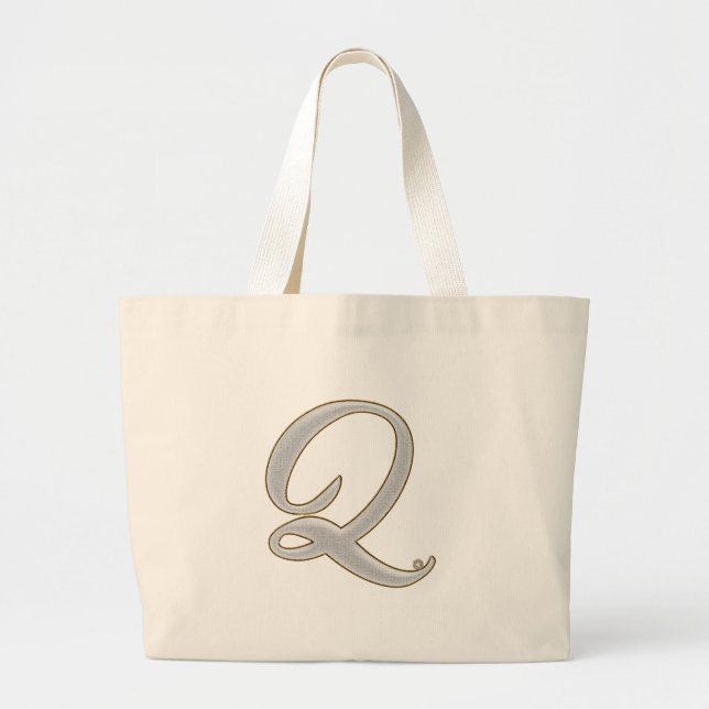 Diamant Bling Q Jumbo Stoffbeutel (Vorne)