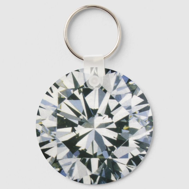 Diamant Button-Schlüsselanhänger Schlüsselanhänger (Vorderseite)