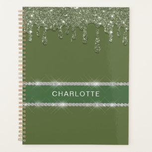 Diamant de Parties scintillant vert Sage moderne