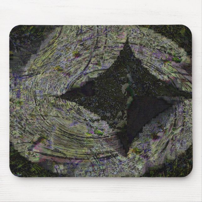 Diamant, digital abstrakt mousepad (Vorne)