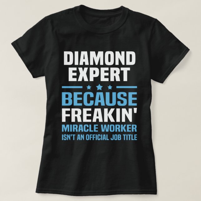 Diamant Experte T-Shirt (Design vorne)