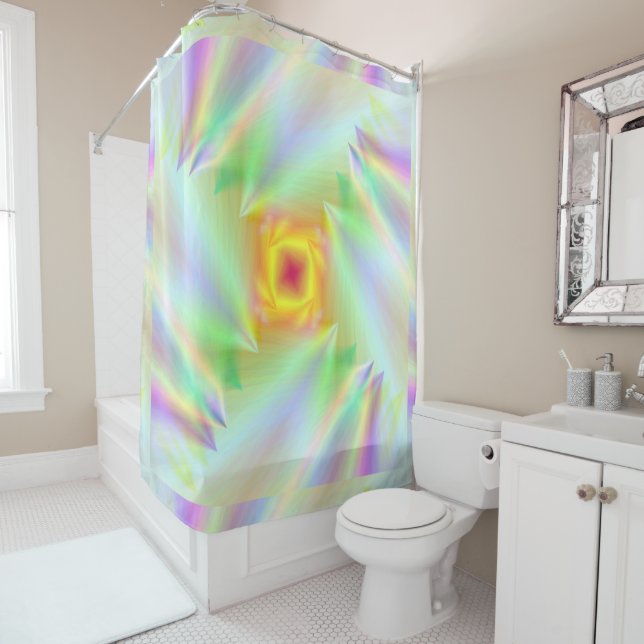 Diamant Fire vogel 3 Duschvorhang (Beispiel)