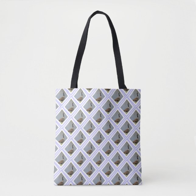 Diamant geformt Gänse von Teichtotbeutel Tasche (Vorderseite)