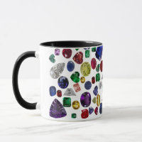 Diamant & Gemstone Alle Regenbogenfarben Kaffeemas