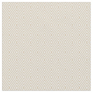Diamant-gemustertes Gewebe (helles Gold) Stoff